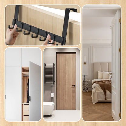 ✨No-Drill Over-Door Hook Rack