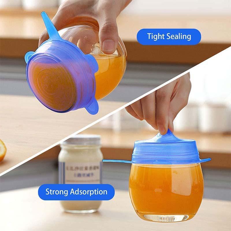 🥣 LIMITED‑TIME 50% OFF! 🫙 Adpartner Silicone Lids for Food Storage (6-Pack) ♻️ - image 2