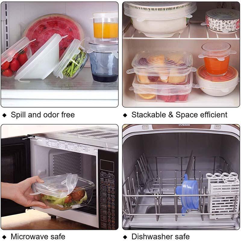 🥣 LIMITED‑TIME 50% OFF! 🫙 Adpartner Silicone Lids for Food Storage (6-Pack) ♻️ - image 4