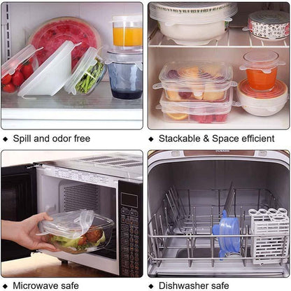 🥣 LIMITED‑TIME 50% OFF! 🫙 Adpartner Silicone Lids for Food Storage (6-Pack) ♻️ - image 4