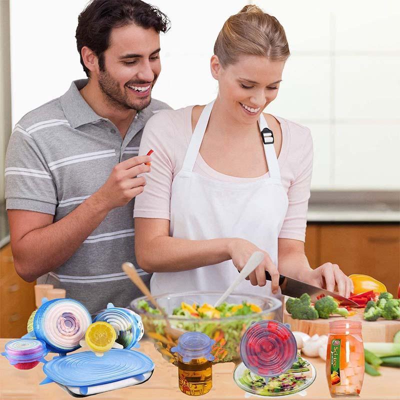 🥣 LIMITED‑TIME 50% OFF! 🫙 Adpartner Silicone Lids for Food Storage (6-Pack) ♻️ - image 5
