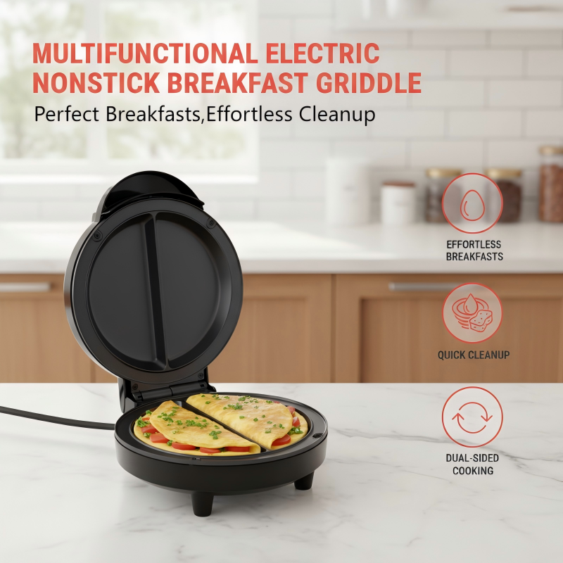 🔥Multifunctional Electric Nonstick Breakfast Griddle - image 1