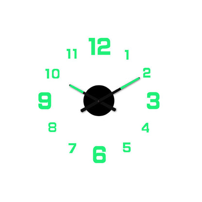 🥳2026 HOT SALE🥳⏰3D DIY Luminous Acrylic Wall Clock Set - image 2