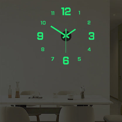 🥳2026 HOT SALE🥳⏰3D DIY Luminous Acrylic Wall Clock Set - image 3