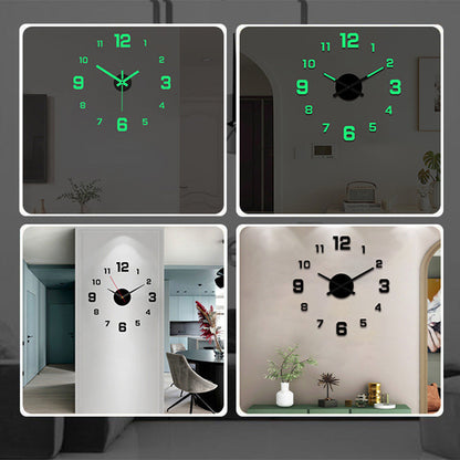 🥳2026 HOT SALE🥳⏰3D DIY Luminous Acrylic Wall Clock Set - image 5