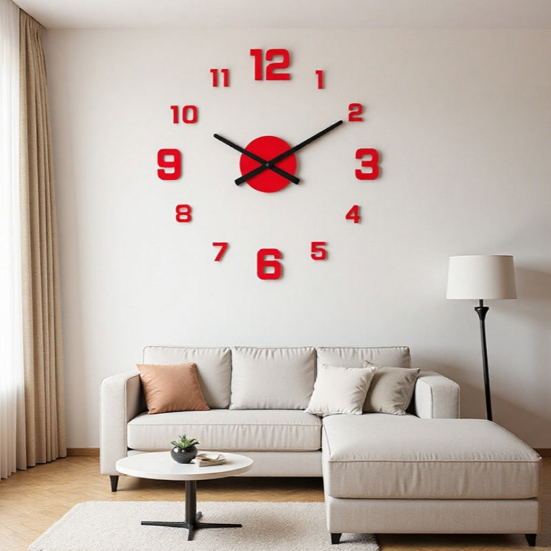 🥳2026 HOT SALE🥳⏰3D DIY Luminous Acrylic Wall Clock Set - image 11