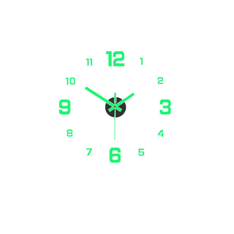 🥳2026 HOT SALE🥳⏰3D DIY Luminous Acrylic Wall Clock Set - image 14