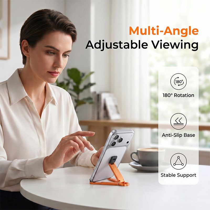 📱Mini Aluminum Phone Stand Keychain Foldable Desktop Holder – Small Gadget, Big Convenience✨ - image 4