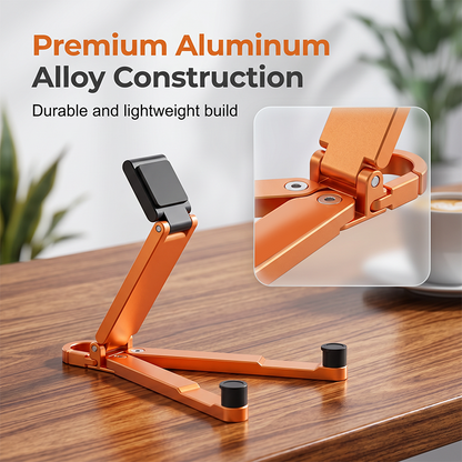 📱Mini Aluminum Phone Stand Keychain Foldable Desktop Holder – Small Gadget, Big Convenience✨ - image 5