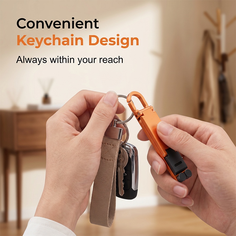 📱Mini Aluminum Phone Stand Keychain Foldable Desktop Holder – Small Gadget, Big Convenience✨ - image 7