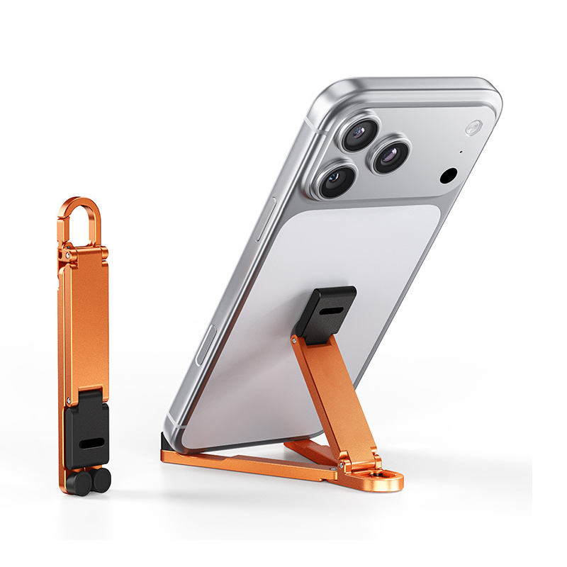 📱Mini Aluminum Phone Stand Keychain Foldable Desktop Holder – Small Gadget, Big Convenience✨ - image 10