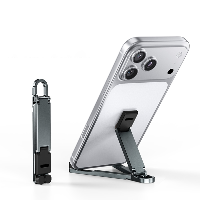 📱Mini Aluminum Phone Stand Keychain Foldable Desktop Holder – Small Gadget, Big Convenience✨ - image 12
