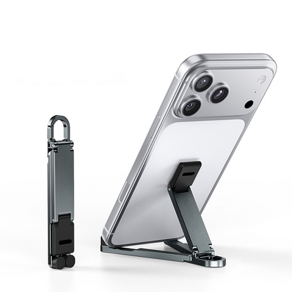 📱Mini Aluminum Phone Stand Keychain Foldable Desktop Holder – Small Gadget, Big Convenience✨ - image 12