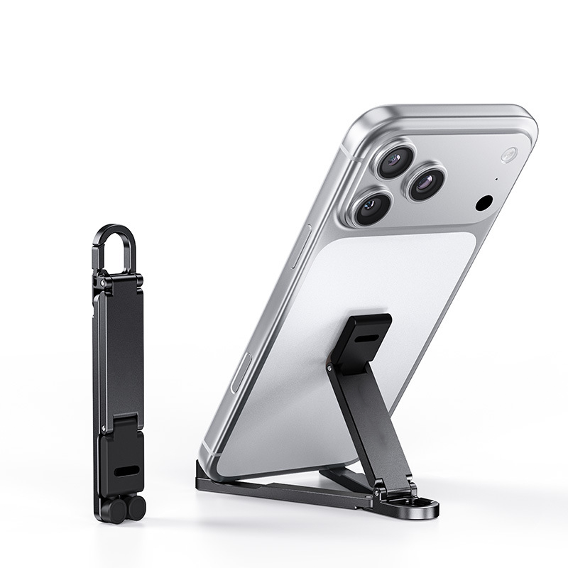 📱Mini Aluminum Phone Stand Keychain Foldable Desktop Holder – Small Gadget, Big Convenience✨ - image 14