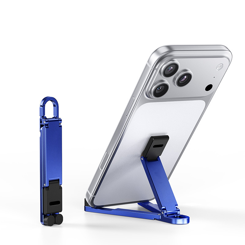 📱Mini Aluminum Phone Stand Keychain Foldable Desktop Holder – Small Gadget, Big Convenience✨ - image 15