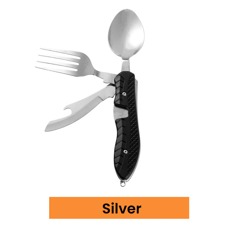 🎉🎉Surprise 50% off！🏕️Must-have for outdoor trips 🍴🥄4-In-1 Outdoor Folding Multifunctional Tableware - image 17