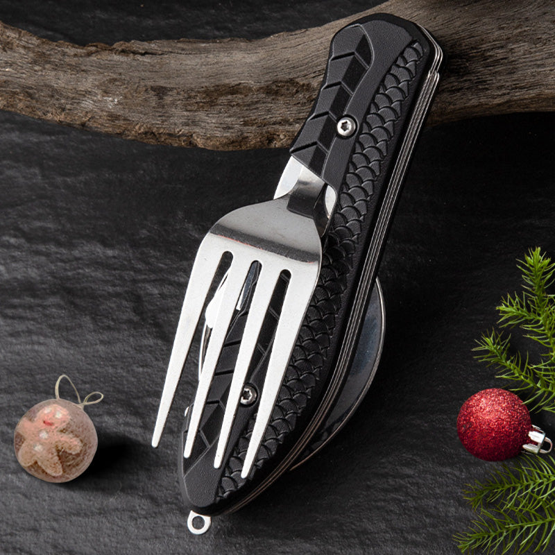 🎉🎉Surprise 50% off！🏕️Must-have for outdoor trips 🍴🥄4-In-1 Outdoor Folding Multifunctional Tableware - image 15