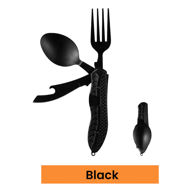 🎉🎉Surprise 50% off！🏕️Must-have for outdoor trips 🍴🥄4-In-1 Outdoor Folding Multifunctional Tableware - image 16