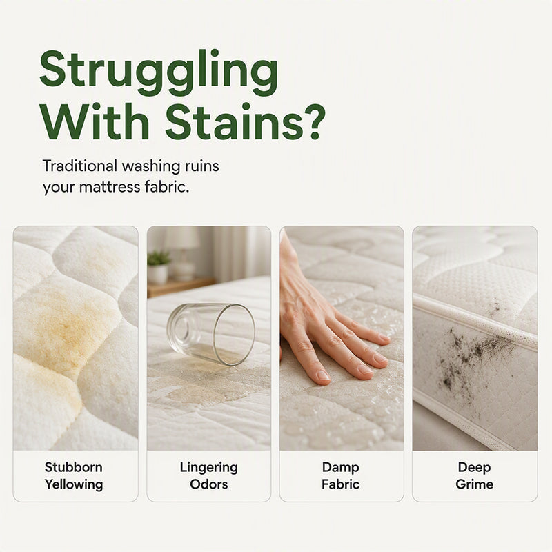 🔥 No-Rinse Mattress & Upholstery Foam Cleaner – Enzyme-Powered Deep Cleaning Formula🛏️🧽 - image 2