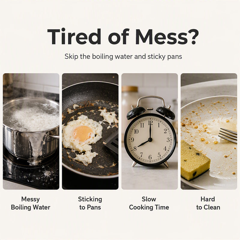 Fast Microwave 2-Well Egg Cooker - image 2