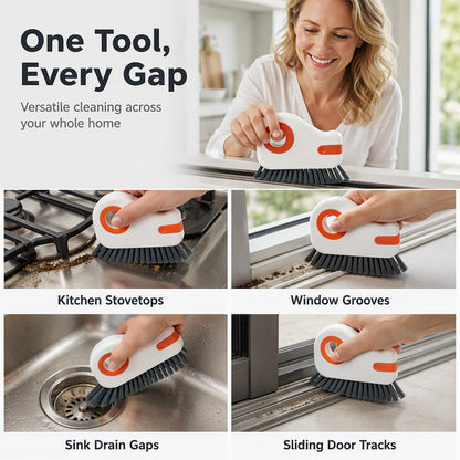 📢Buy 1 Get Free 1 !! ⏰ 🧹 2-in-1 Window Groove Cleaning Brush with Built-in Scraper – Narrow Crevice Tool with Hard Bristles ✨ - image 7