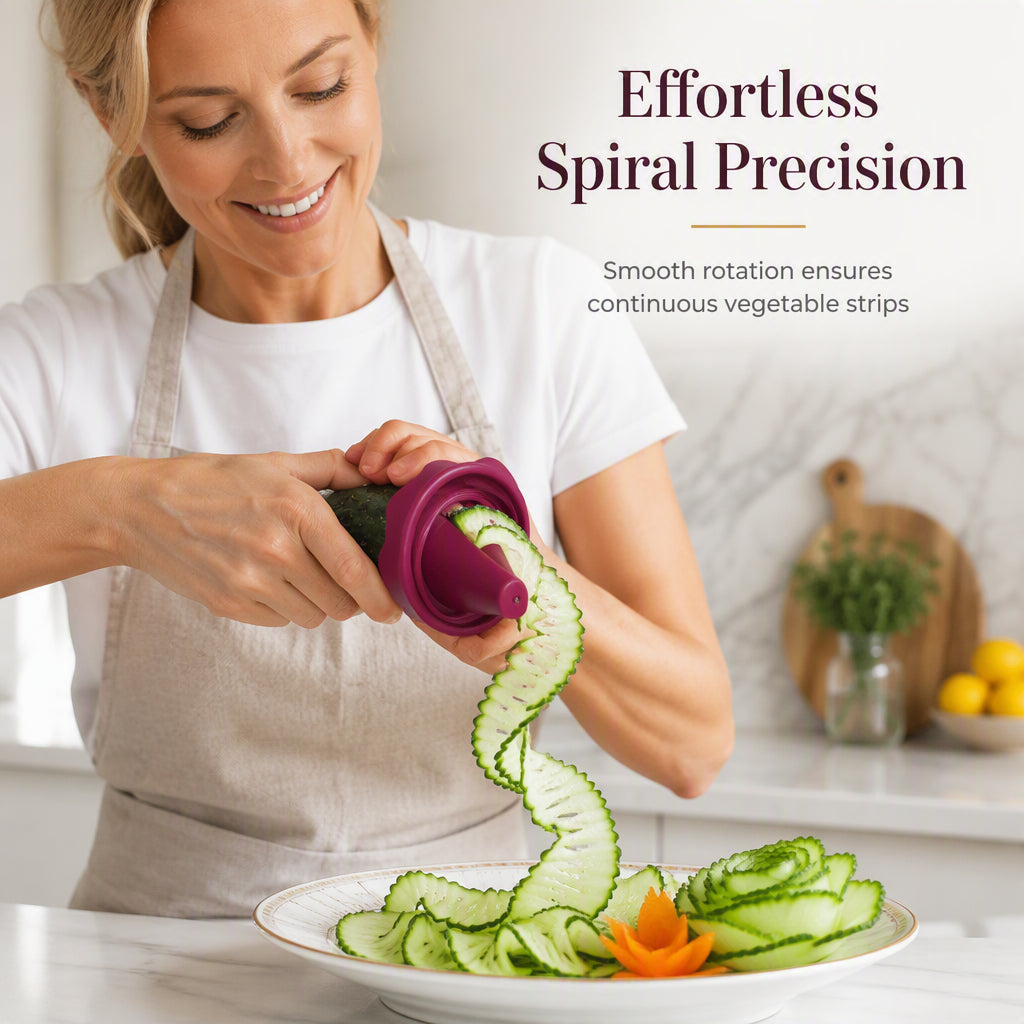 🥕✨ Manual Vegetable Spiralizer and Curler for Rose Flower Carving – Turn Carrots into Restaurant-Style Roses in 60 Seconds! 🌹🍽️ - image 1