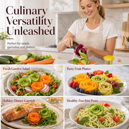 🥕✨ Manual Vegetable Spiralizer and Curler for Rose Flower Carving – Turn Carrots into Restaurant-Style Roses in 60 Seconds! 🌹🍽️ - image 6