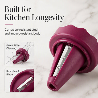 🥕✨ Manual Vegetable Spiralizer and Curler for Rose Flower Carving – Turn Carrots into Restaurant-Style Roses in 60 Seconds! 🌹🍽️ - image 9