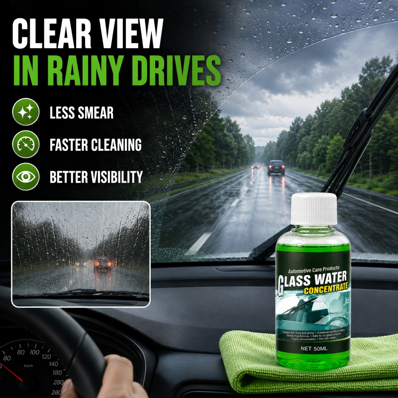 🔥50% OFF! Automotive Glass Water Concentrate – Just Dilute & Pour! Streak-Free Visibility, Fights Bugs & Road Grime! 🚗✨ - image 7
