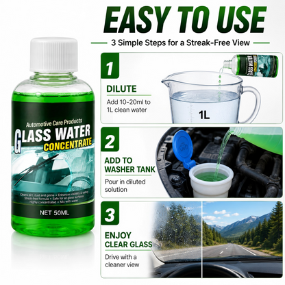 🔥50% OFF! Automotive Glass Water Concentrate – Just Dilute & Pour! Streak-Free Visibility, Fights Bugs & Road Grime! 🚗✨ - image 11