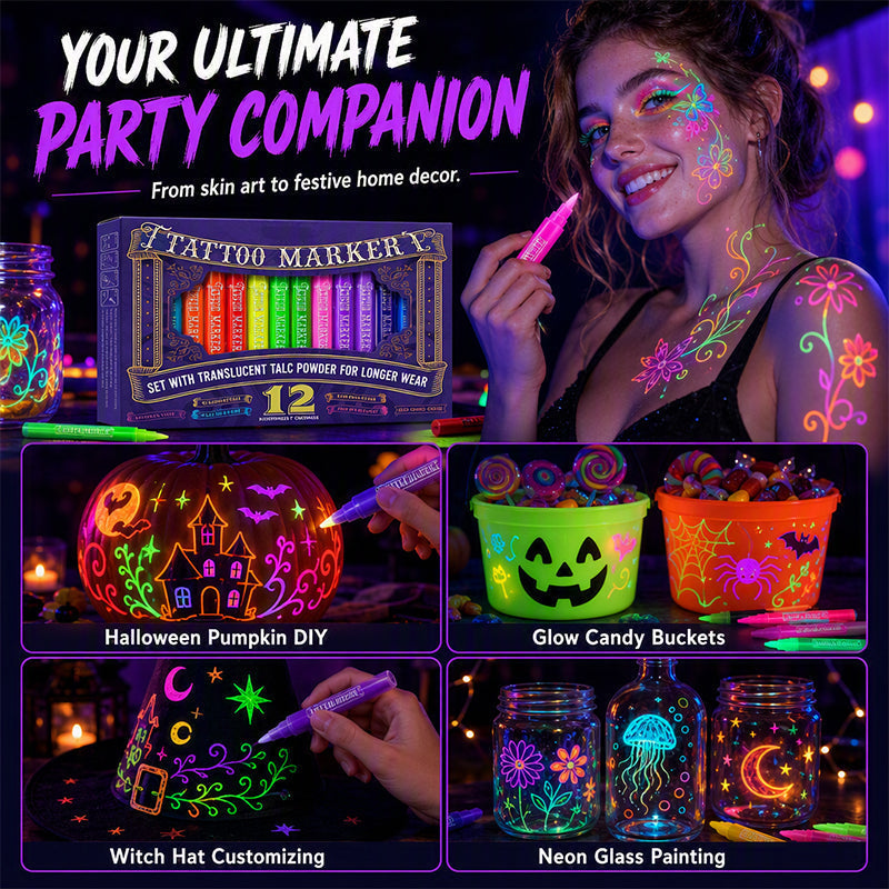 Glow Party Tattoo Pens - image 5