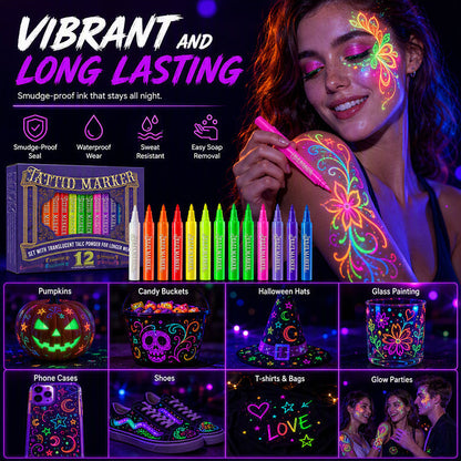 Glow Party Tattoo Pens - image 8