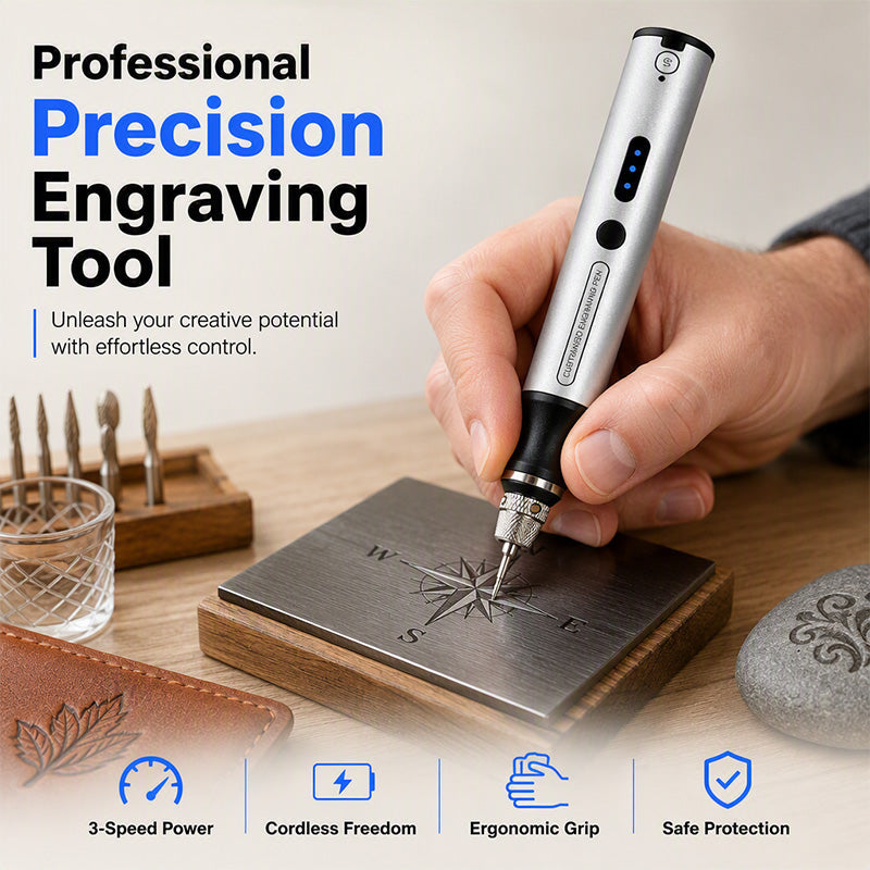 ⏳Time-Limited Special⏰Mini Cordless Electric Engraving Pen – Portable Precision Engraving Tool - image 1