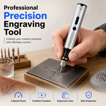 ⏳Time-Limited Special⏰Mini Cordless Electric Engraving Pen – Portable Precision Engraving Tool - image 1
