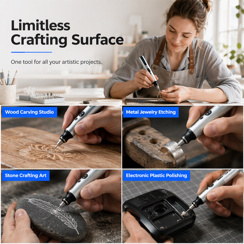 ⏳Time-Limited Special⏰Mini Cordless Electric Engraving Pen – Portable Precision Engraving Tool - image 7
