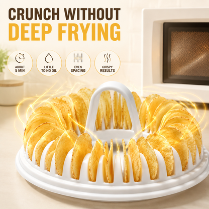 🥔 Microwave Potato Chip Maker with Slicer – Oil-Free Snack Kit ✨ - image 3