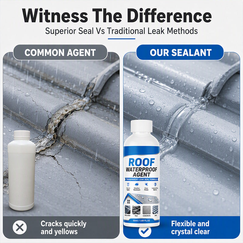 Transparent Roof Waterproof Sealant with Brush - image 2