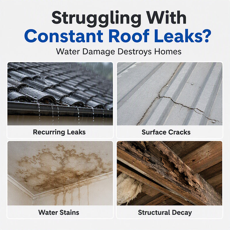 Transparent Roof Waterproof Sealant with Brush - image 3