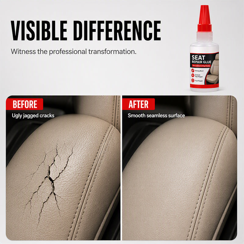 🚗50% OFF NOW! Quick Dry Car Seat Leather Repair Glue‑ Precision Nozzle Vinyl & Leather Adhesive, Permanent Bond Repair Glue for Car Seats, Sofas & Leather Furnitures - image 3