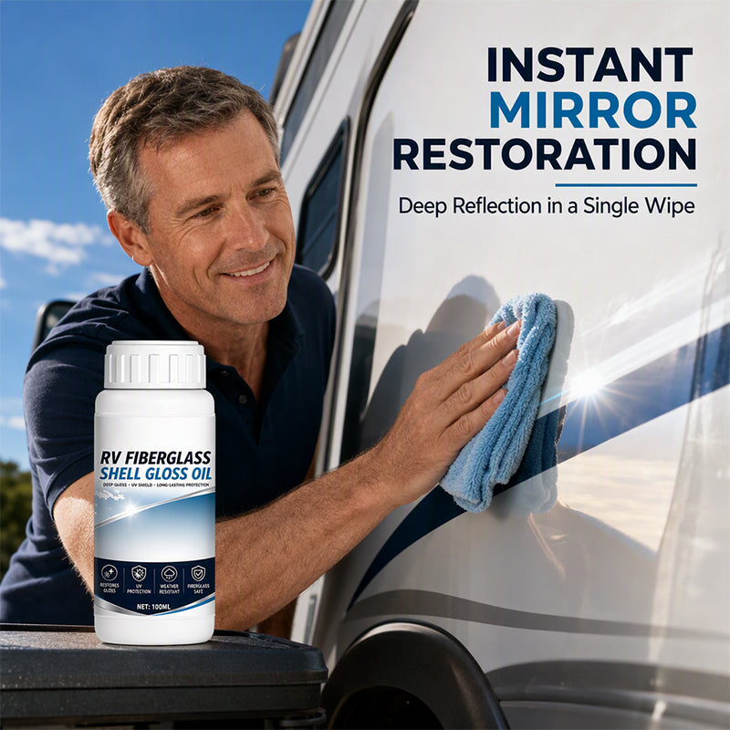 RV Fiberglass Gloss Oil Shine Restorer - image 8