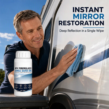 RV Fiberglass Gloss Oil Shine Restorer - image 8