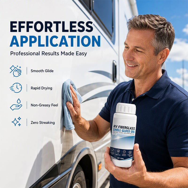 RV Fiberglass Gloss Oil Shine Restorer - image 6
