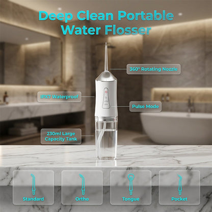 Portable Cordless Water Flosser for Teeth - image 1