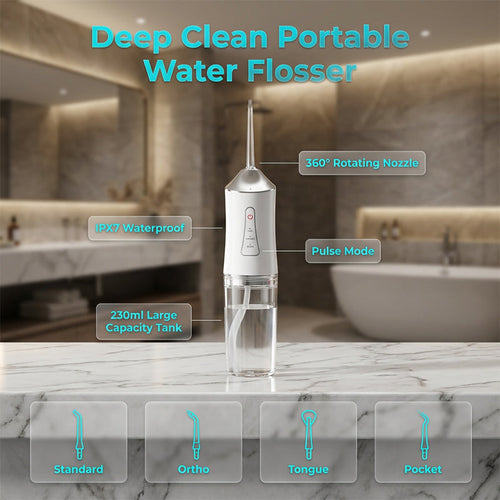 Portable Cordless Water Flosser for Teeth - image 1