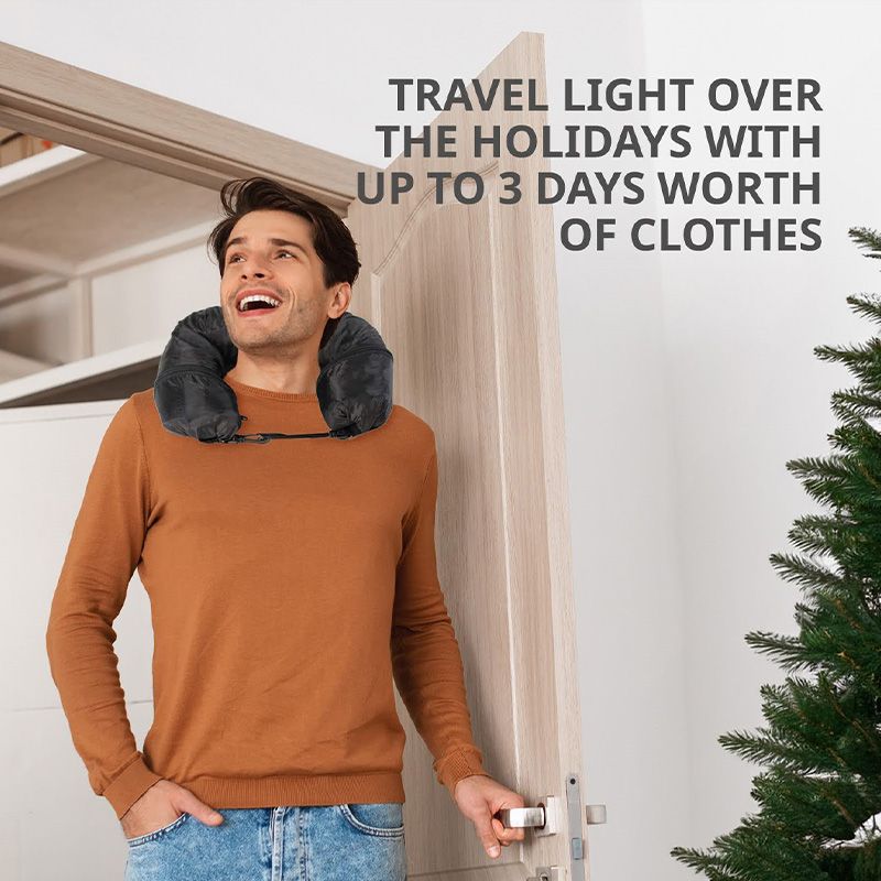 Stuffable Clothing Travel Neck Pillowcase - image 9