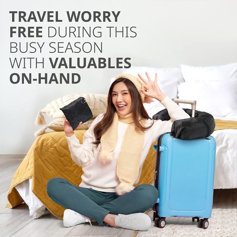 Stuffable Clothing Travel Neck Pillowcase - image 6