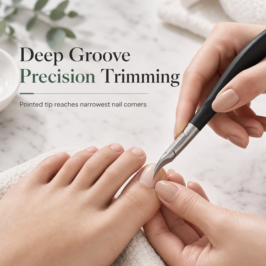 📢50% OFF !! ⏰Stainless Steel Ingrown Toenail Clipper and Dead Skin Nipper 2 Piece Manicure Set