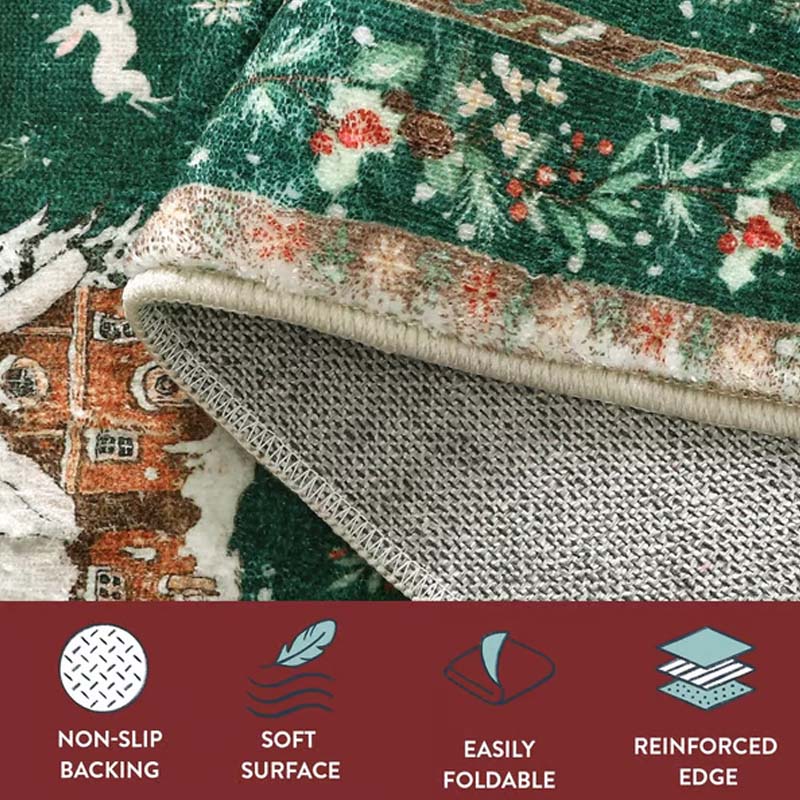 Soft Non-Slip Christmas Rug For Home Decor