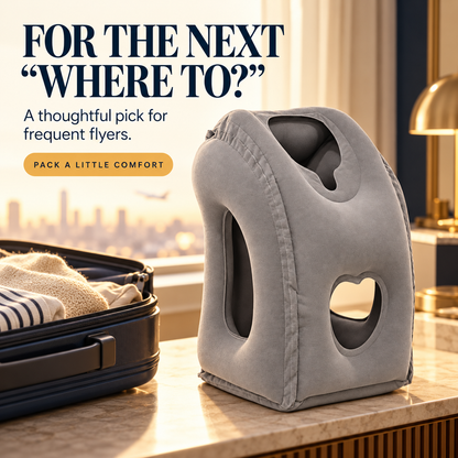 Inflatable pillow as a travel gift idea