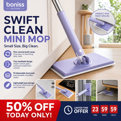 🧹 Automatic Cloth-Changing Mini Mop for Quick Everyday Cleaning - image 2